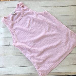 J Crew pink thermal tank top